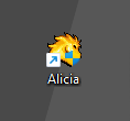 Alicia launcher desktop shortcut